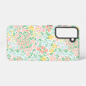 Niedliche Pastelgarten Blume Muster Samsung Galaxy Hülle (Rückseite (Horizontal))