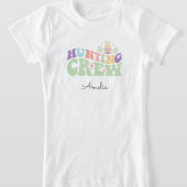 Niedliche Pasteljagd Crew Ostereier Jagd T-Shirt