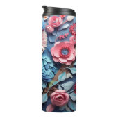 Niedliche Pastell 3D-Schale Thermosbecher (Nach rechts gedreht)