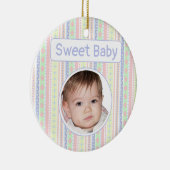 Niedliche Pastell Baby Print Keramik Ornament (Rechts)