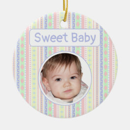 Niedliche Pastell Baby Print Keramik Ornament