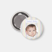 Niedliche Pastell Baby Print Magnet (Vorderseite/Rückseite)