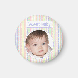 Niedliche Pastell Baby Print Magnet