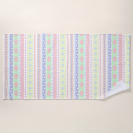 Niedliche Pastell Baby Print Strandtuch