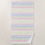 Niedliche Pastell Baby Print Strandtuch (Vorderseite)