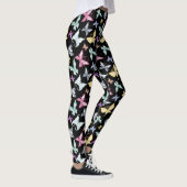 Niedliche Pastell-Butterfly-Gestaltung Leggings (Rechts)