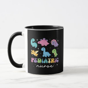 Niedliche Pastell-Dinosaurier-Kinderkrankenschwest Tasse