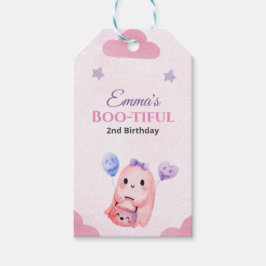 Niedliche Pastell Ghost Aquarellfarbe Halloween Ge Geschenkanhänger