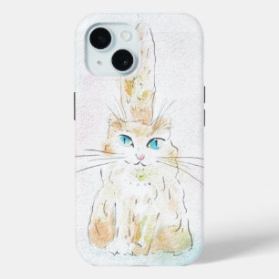 Niedliche Pastell-Katze Case-Mate iPhone Hülle