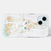 Niedliche Pastell-Katze Case-Mate iPhone Hülle (Rückseite (Horizontal))