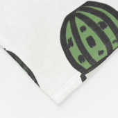 Niedliche Pastell-Pflanze Fleecedecke (Ecke)