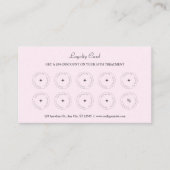 Niedliche Pastell Pink QR Code Treuekarte (Vorderseite)