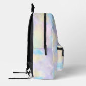 Niedliche Pastell Rainbow Axolotl Girl Name Bedruckter Rucksack (Links)