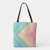 Niedliche Pastell-Regenbogenfarben Tote Beutel Tasche (Rückseite)