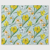 Niedliche Pastell Retro Aquarellmuster Moderne Geschenkpapier (Flach)