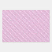 Niedliche Pastell-, Rosa- und Blaue Punkte Geschenkpapier Set (Vorderseite 2)