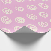 Niedliche Pastell-Wirbel - Abstraktes Muster Geschenkpapier (Ecke)