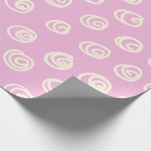 Niedliche Pastell-Wirbel - Abstraktes Muster Geschenkpapier (Ecke)