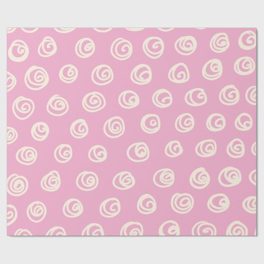Niedliche Pastell-Wirbel - Abstraktes Muster - Wra Geschenkpapier (Flach)