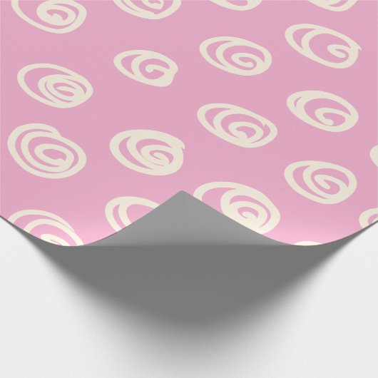 Niedliche Pastell-Wirbel - Abstraktes Muster - Wra Geschenkpapier (Ecke)