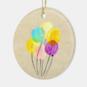 Niedliche Pastellballons Keramik Ornament (Links)