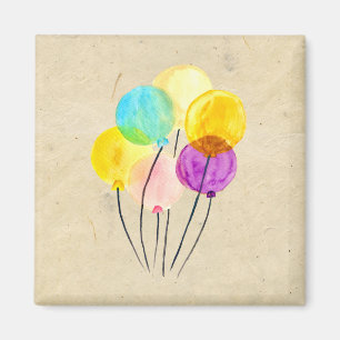 Niedliche Pastellballons Magnet