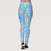 Niedliche Pastellblüte Leggings (Rückseite)