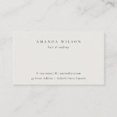 Niedliche Pastelle Boho Blush Blues Blues 6 Punch  Visitenkarte (Rückseite)