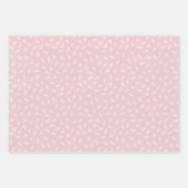 Niedliche Pastellfarben Bunny Rabbit Muster Geschenkpapier Set (Vorderseite 3)