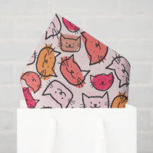 Niedliche Pastellfarben, heißrosa und orangefarben