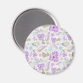 Niedliche Pastellfarben Magnet (Vorderseite/Rückseite)