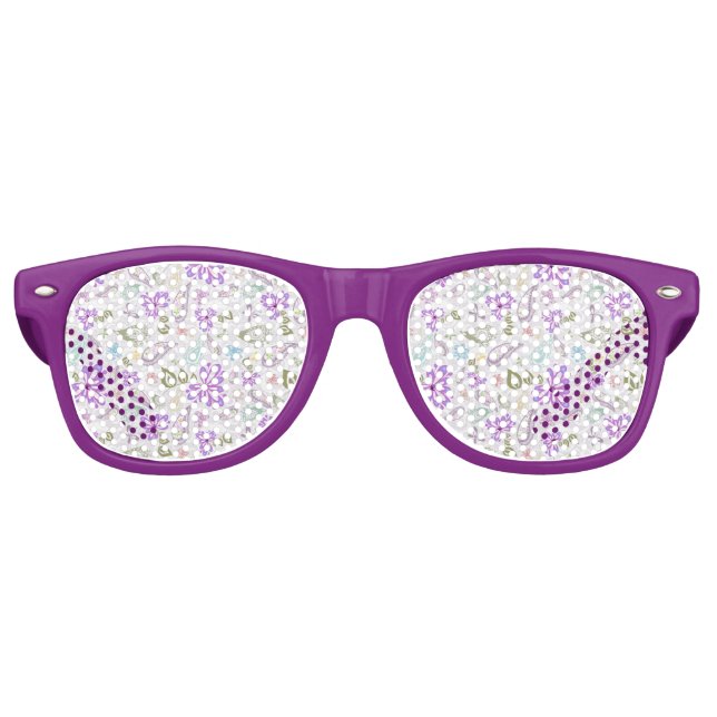 Niedliche Pastellfarben Partybrille (Vorderseite)