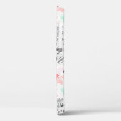 Niedliche pastellfarbene Azteken Case-Mate iPhone Hülle (Rückseite / Links)