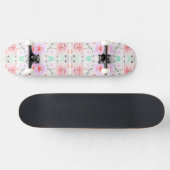 Niedliche pastellfarbene Azteken Skateboard (Horizontal)