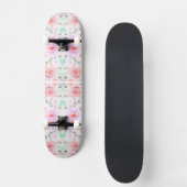 Niedliche pastellfarbene Azteken Skateboard (Vorderseite)