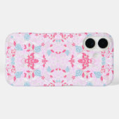 Niedliche pastellfarbene Blumenmuster Case-Mate iPhone Hülle (Rückseite (Horizontal))