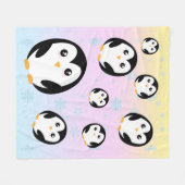 Niedliche Pastellfarbengefälle Fleecedecke (Vorderseite (Horizontal))