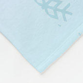 Niedliche Pastellfarbengefälle Fleecedecke (Ecke)