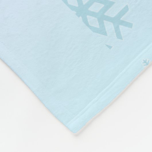 Niedliche Pastellfarbengefälle Fleecedecke (Ecke)