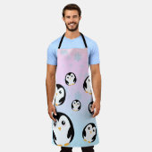 Niedliche Pastellfarbengefälle Schürze (Getragen)