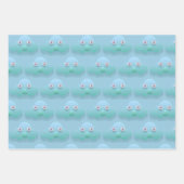 Niedliche Pastellfarbenwolke Geschenkpapier Set (Vorderseite)