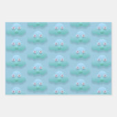 Niedliche Pastellfarbenwolke Geschenkpapier Set (Vorderseite 3)