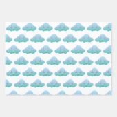 Niedliche Pastellfarbenwolke Geschenkpapier Set (Vorderseite 2)