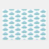 Niedliche Pastellfarbenwolke Geschenkpapier Set (Vorderseite)