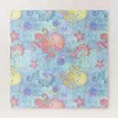 Niedliche Pastellkreaturen Puzzle (Horizontal)