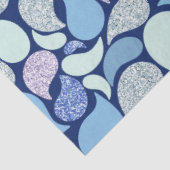 Niedliche Pastellmaus Tear Drop Girl Ocean Muster Seidenpapier (Ausschnitt)