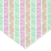 Niedliche Pastellstreifen für Blume Tischdecke (Schrägansicht)