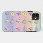 Niedliche Pastellvögel Case-Mate iPhone Hülle (Rückseite (Horizontal))