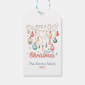 Niedliche Pastelmagie Geschenkanhänger (Rückseite)