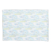 Niedliche Pastelwolken auf Weiß Kissenbezug (Vorderseite)